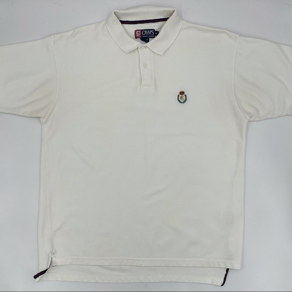 White Chaps Ralph Lauren Polo Shirt